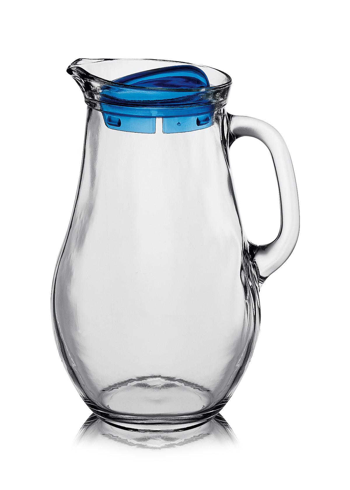 Skleněný džbán s víčkem BISTRO 1,85 L - čiré, Basics, sklo (11/24cm)