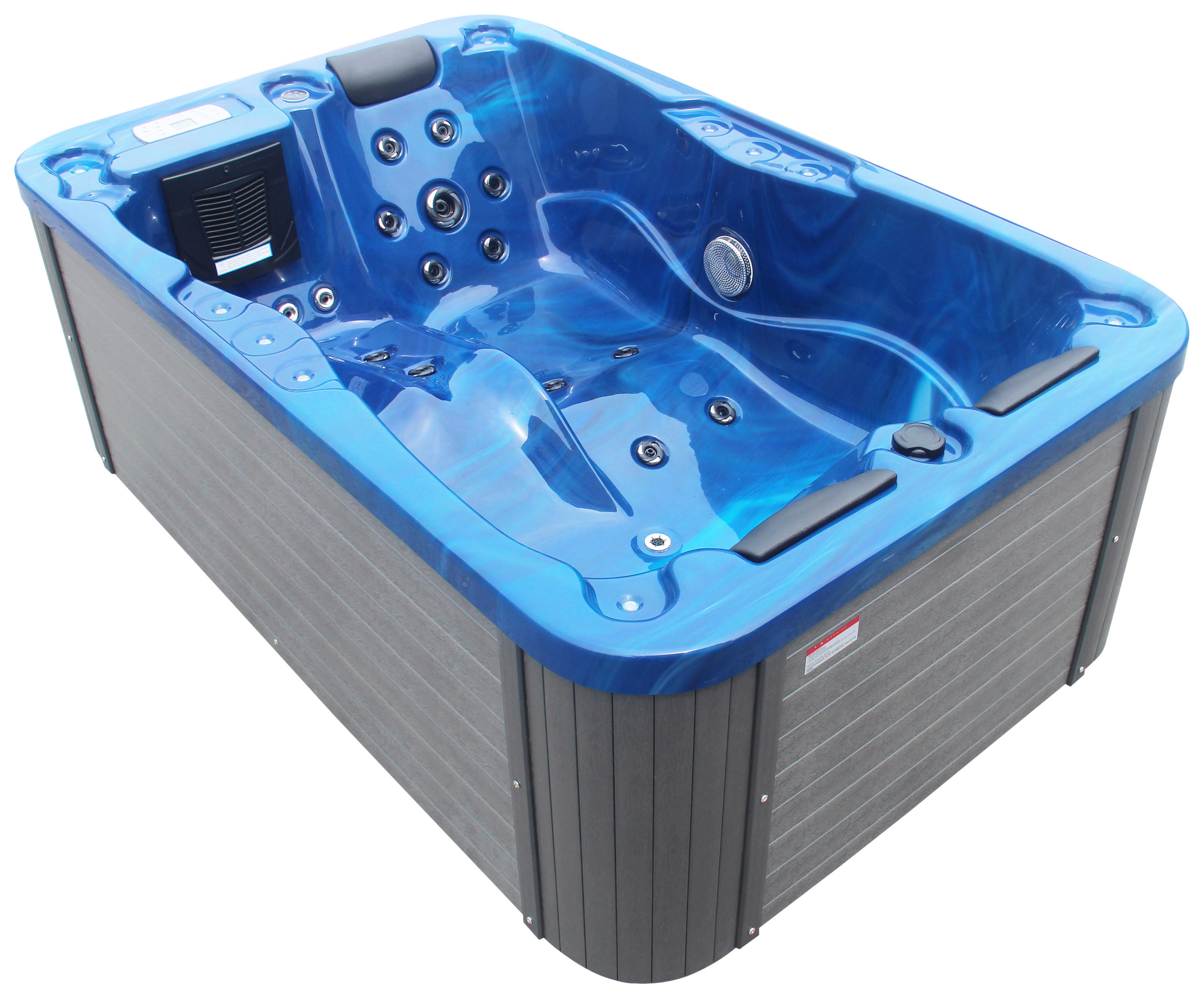 Whirlpool Kunststoff Xxl1909 130x205x70 Cm - Blau, Basics, Kunststoff (130/70/205cm)