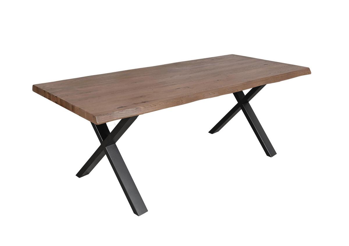 Stolová noha ku stolu čierna - čierna, Modern, kov (84/72/10cm)