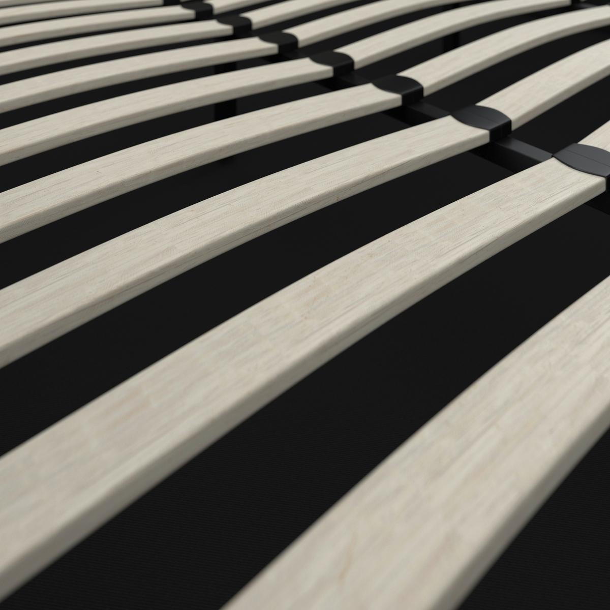 Čalúnená posteľ SERENA 180x200 cm, hnedá - hnedá/čierna, Modern, kov/drevo (180/200cm) - Bessagi Home