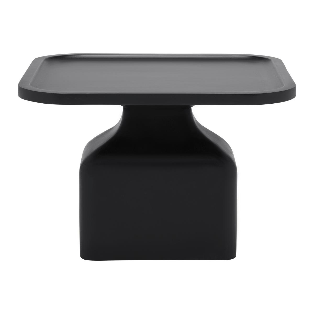 Odkládací stolek Noir, š: 50cm - černá, Moderní, dřevo (50/35/45cm) - Premium Living