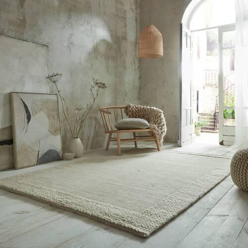 Wollteppich 503119373475 - Creme, Basics, Textil (120/170cm)