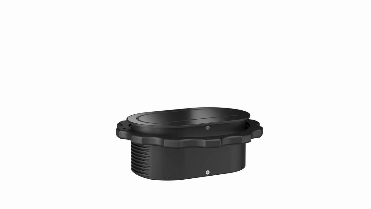 Steckdosenelement Piccolino Qi - Schwarz, Basics, Glas/Kunststoff (12/7,6/4,8cm) - HKT