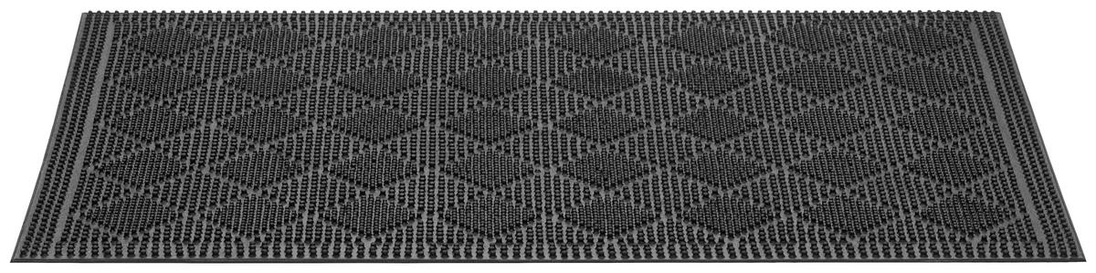 Fußmatte Dana 40x60 cm Gummi Rutschfest - Schwarz, KONVENTIONELL, Kunststoff (40/60cm) - Ondega