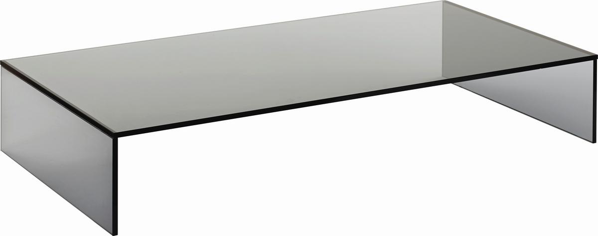 TV-podstavec UNIVERSAL - tmavě šedá, sklo (80/14/40cm) - Mömax