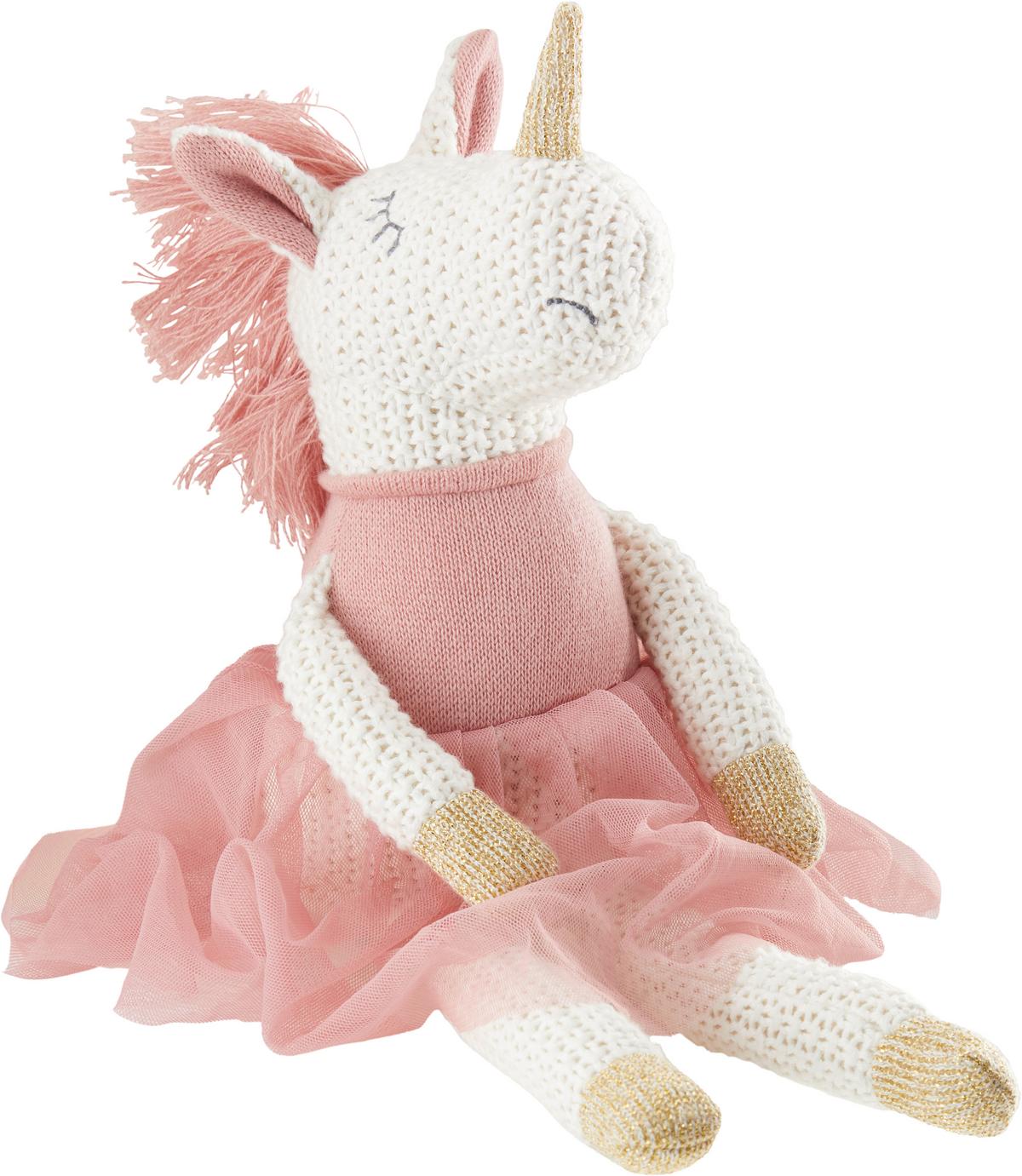 Kuscheltier Sweety - Rosa/Weiß, Textil (12/35cm) - BUNINO
