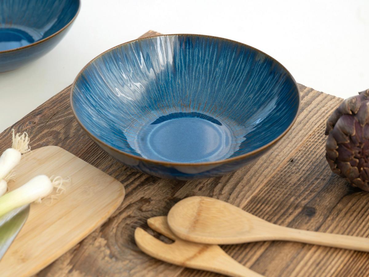 Schüsselset Sea Breeze Steinzeug 2-teilig - Multicolor, Design, Keramik - Creatable