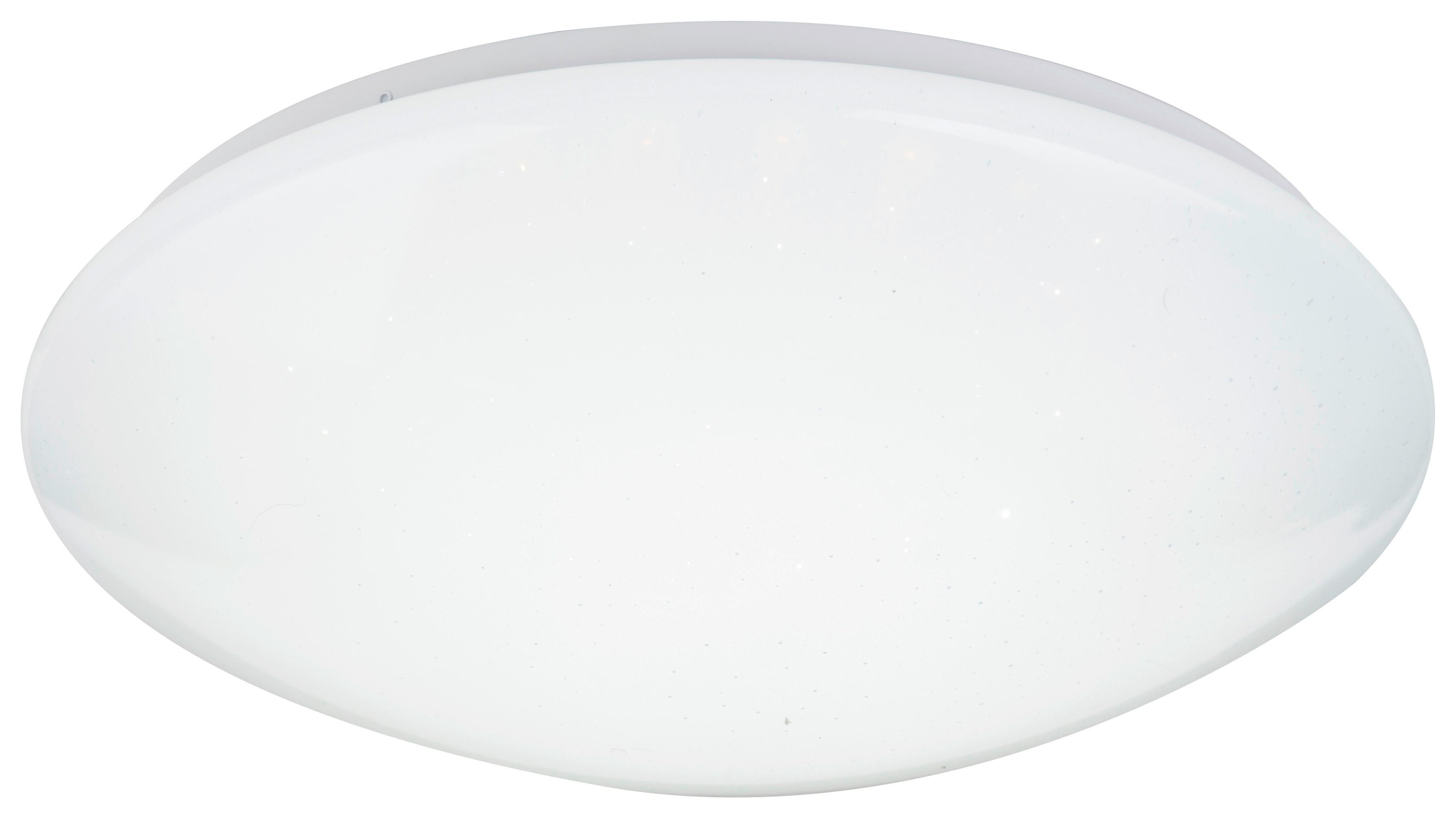 LED-Deckenleuchte Ø 39 cm mit Fernbedienung - Opal/Weiß, Basics, Kunststoff/Metall (39/11cm) - Globo