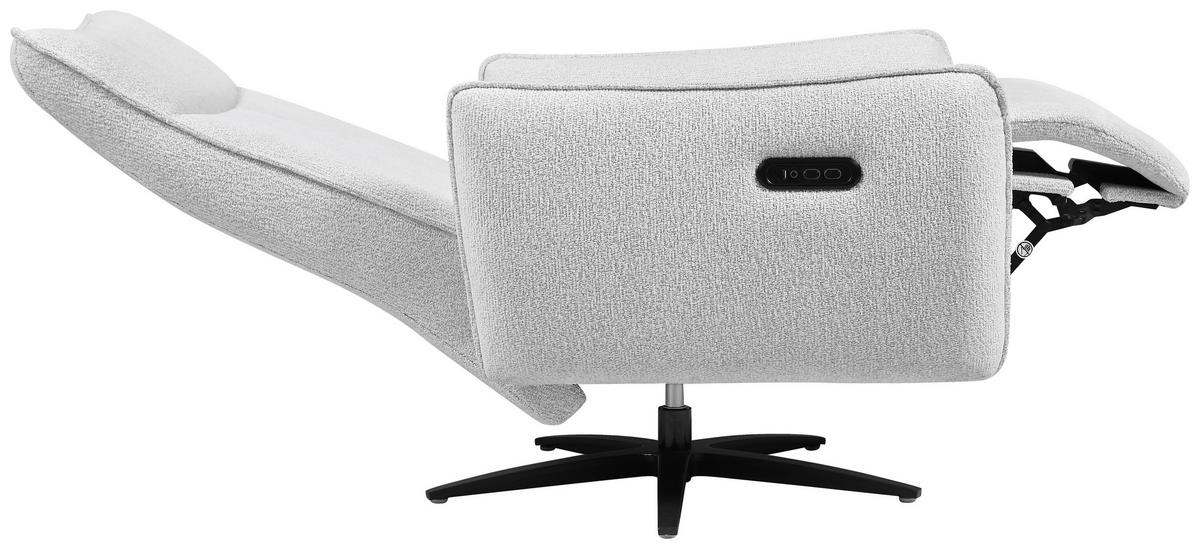 Relaxačné kreslo BOLOGNA, prírodná, el.relaxačná funkcia - čierna/prírodná farba, Modern, kov/drevo (80/111/85cm) - Mömax