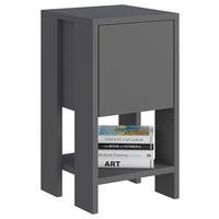 Nachttisch Ema Nachttisch - Anthrazit, Design, Holzwerkstoff (30/55/30cm) - Livetastic