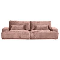 Bigsofa Mezino Altrosa B: 282 Cm - Schwarz/Altrosa, KONVENTIONELL, Textil (282/73/115cm) - MID.YOU