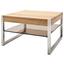 Couchtisch Migel - Edelstahlfarben/Eichefarben, MODERN, Glas/Holz (65/38/65cm) Couchtisch Migel - Edelstahlfarben/Eichefarben, MODERN, Glas/Holz (65/38/65cm)
