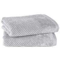 FROTTIERSET Popcorn 2er Set Hellgrau - Hellgrau, Basics, Textil (50/100/10cm)