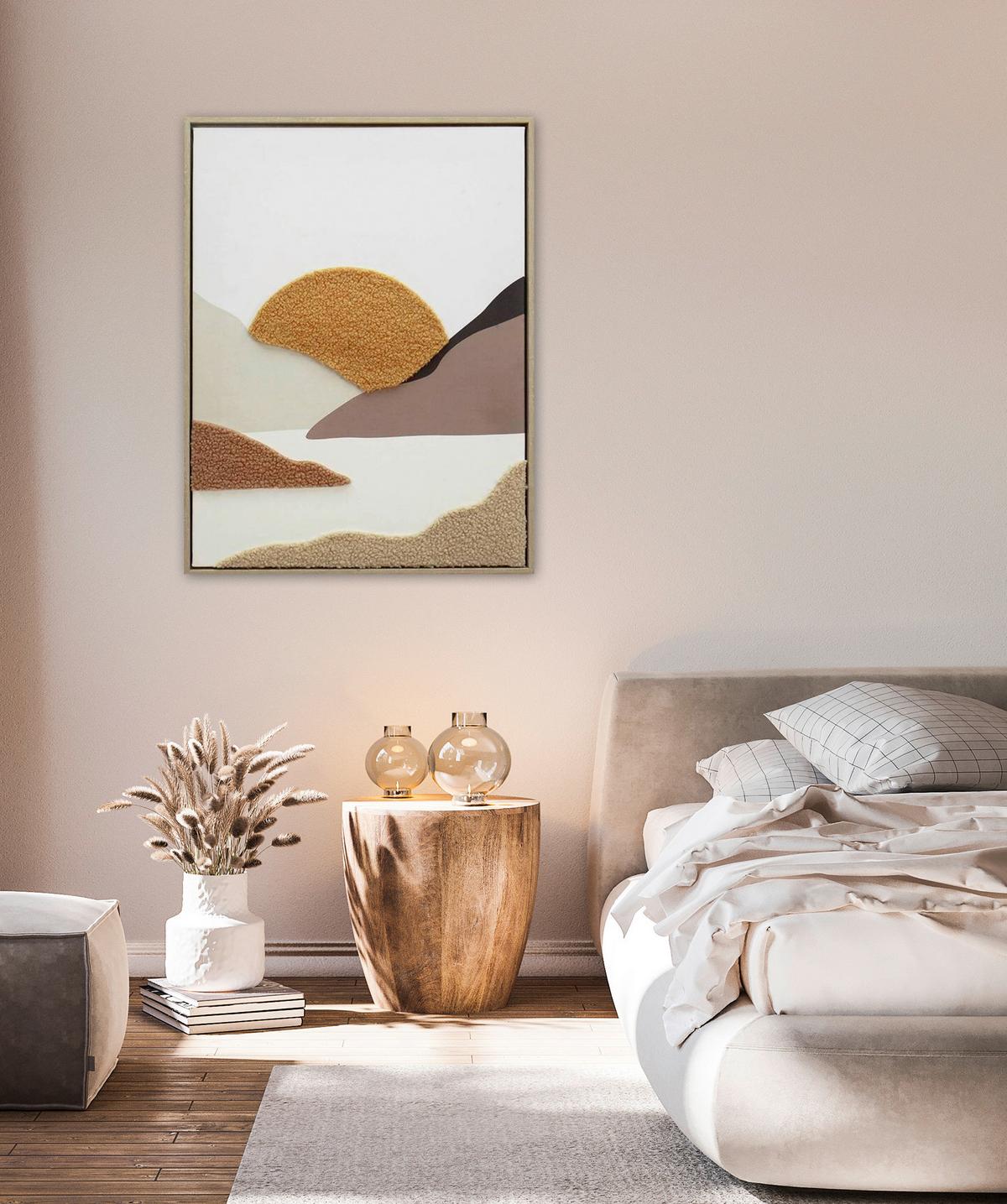 Obraz na plátně MIKE, 45x60x2,3cm - oranžová/černá, Moderní, kompozitní dřevo/textil (45/60/2,3cm) - Mömax