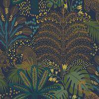 Vliestapete 118612 - Blau/Braun, Basics, Papier/Kunststoff (52/1000cm)