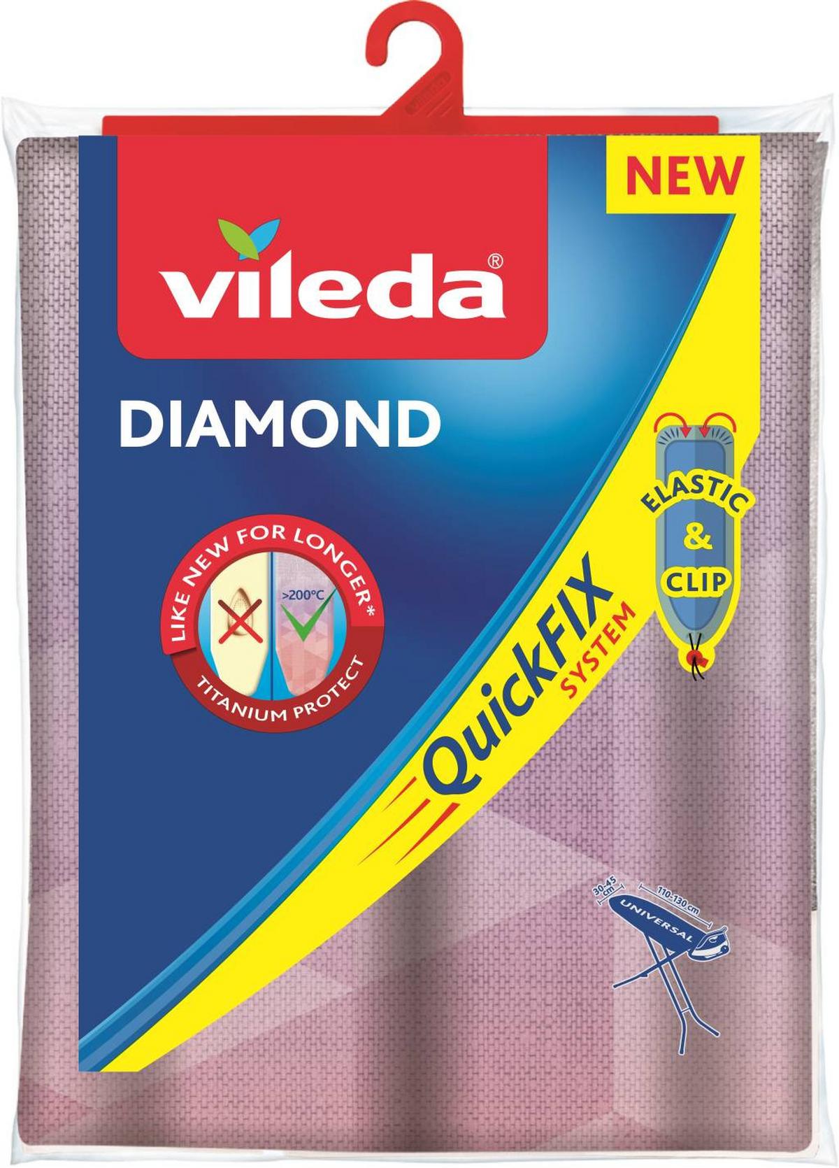 Vasalódeszka Huzat Vileda Diamond - többszínű, Basics, textil