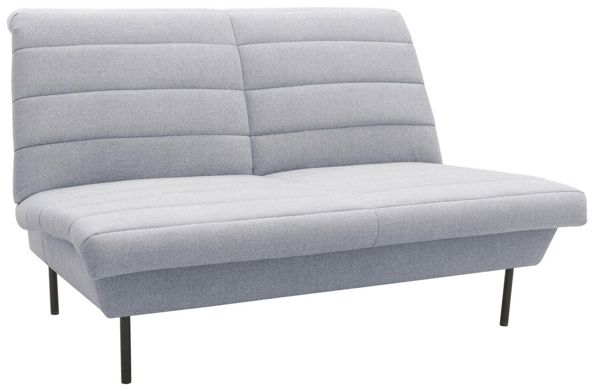 2-Sitzer-Sofa Looks Ix Grau/Hellblau - Schwarz/Grau, Design, Textil (145/92/103cm) - LOOKS by W.Joop