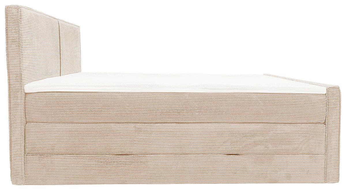 Boxspringbett Rodi Beige Lf: 180x200 Cm - Beige, MODERN, Textil (180/200cm) - Livetastic
