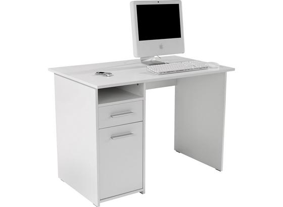 Psací Stůl Palermo - bílá, Moderní, kompozitní dřevo (110/74/60cm) Psací Stůl Palermo - bílá, Moderní, kompozitní dřevo (110/74/60cm)