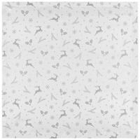 Asztalterítő Lappland Kb. 85/85cm - ezüstszínű, Romantik / Landhaus, textil (85/85cm) - James Wood
