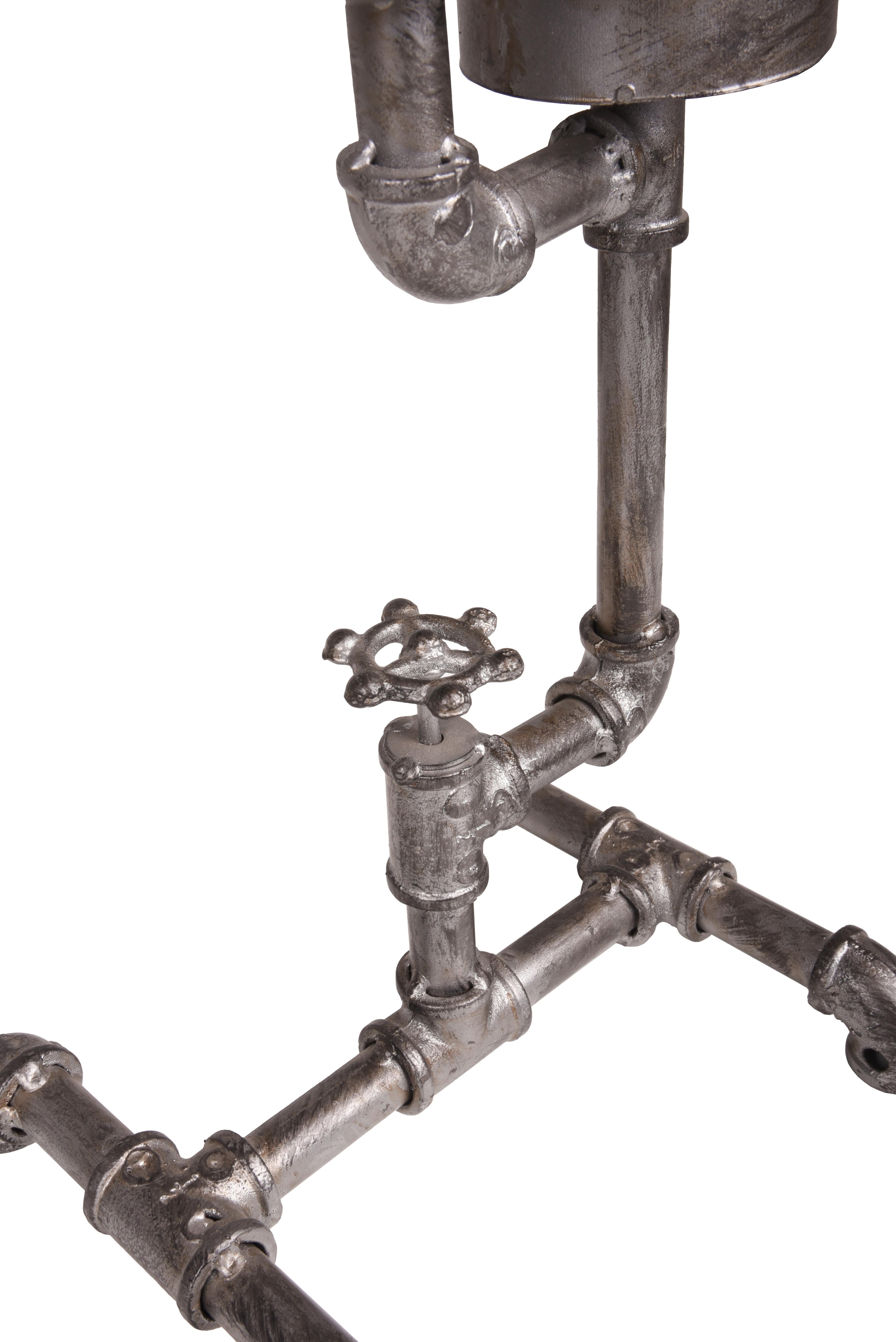 Solarleuchte Cornelius - Silberfarben, Basics, Metall (21/56,5/23cm) - Gardenson