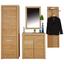 Garderobenpaneel Pure - Eichefarben, MODERN, Holz (48/165/30cm)