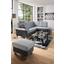 Hocker Portland - Dunkelgrau/Silberfarben, KONVENTIONELL, Holz/Holzwerkstoff (68/43/47cm) - Ombra Hocker Portland - Dunkelgrau/Silberfarben, KONVENTIONELL, Holz/Holzwerkstoff (68/43/47cm) - Ombra
