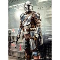 Fototapete Mandalorian Fight Posture - Multicolor, Trend, Textil (200/280cm)