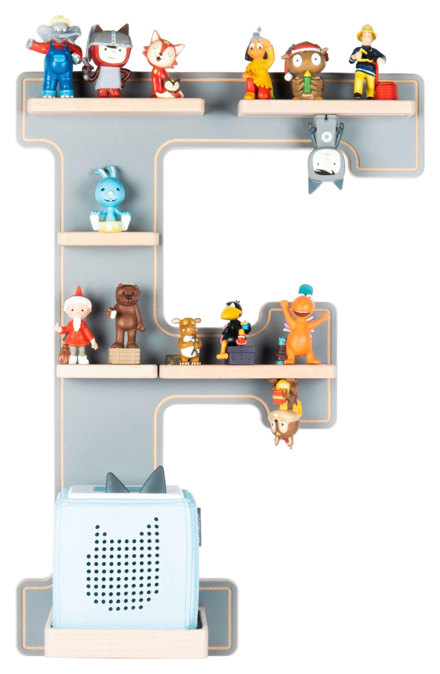 Kinderregal Boarti Grau B: 38 Cm - Grau, MODERN, Holzwerkstoff (38/54/19cm) - MID.YOU