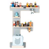 Kinderregal Boarti Grau B: 38 Cm - Grau, MODERN, Holzwerkstoff (38/54/19cm) - MID.YOU