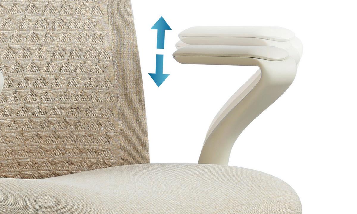 DREHSTUHL Vervio Beige B: 63cm - Beige, MODERN, Kunststoff/Textil (63/111/67cm) - MID.YOU