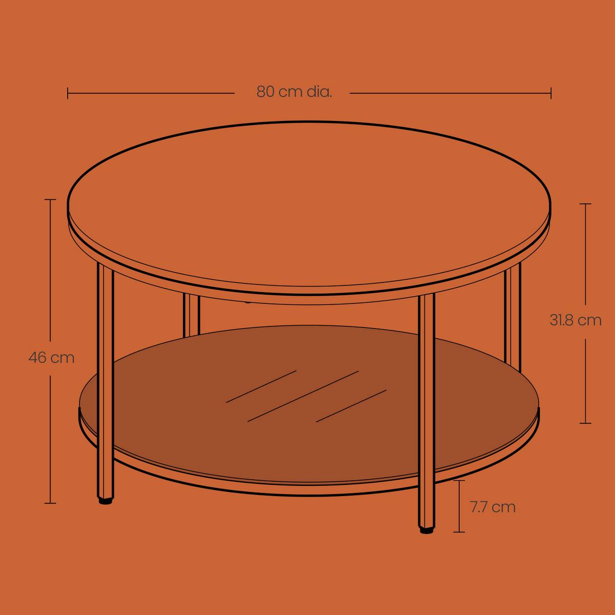 Couchtisch Schwarz, Weiß B: 80 Cm - Schwarz/Weiß, Trend, Glas/Holzwerkstoff (80/45/80cm) - MID.YOU