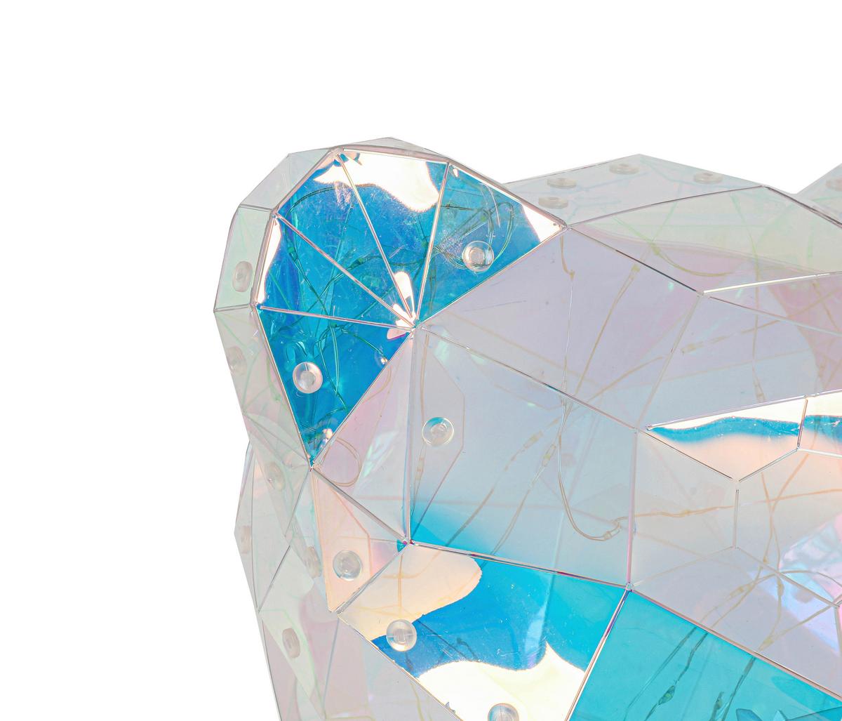 Led-dekoleuchte Joshua - Transparent, MODERN, Kunststoff (20cm) - BUNINO
