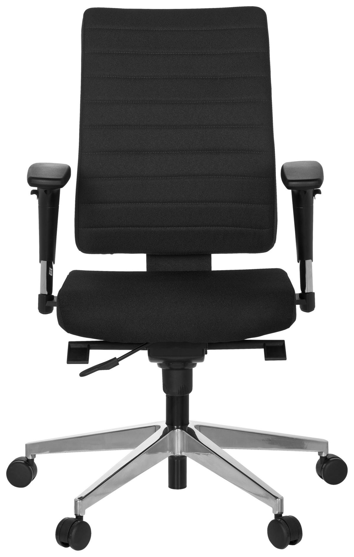 Drehstuhl Pro-Tec 350 Schwarz - Chromfarben/Schwarz, MODERN, Kunststoff/Textil (57/123/45cm) - MID.YOU