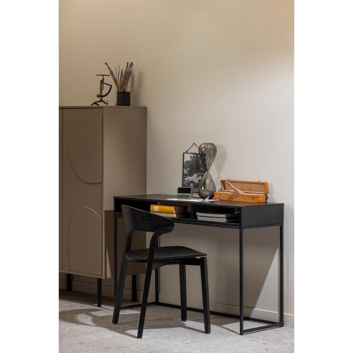 STUHL-SET Cras Schwarz B: 52cm - Schwarz, Design, Holz (52/75/49cm) - Livetastic