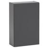 Hängeschrank Kopenhagen B: 40 cm Grau - Graphitfarben/Grau, KONVENTIONELL, Holzwerkstoff (40/64/20cm) - Held
