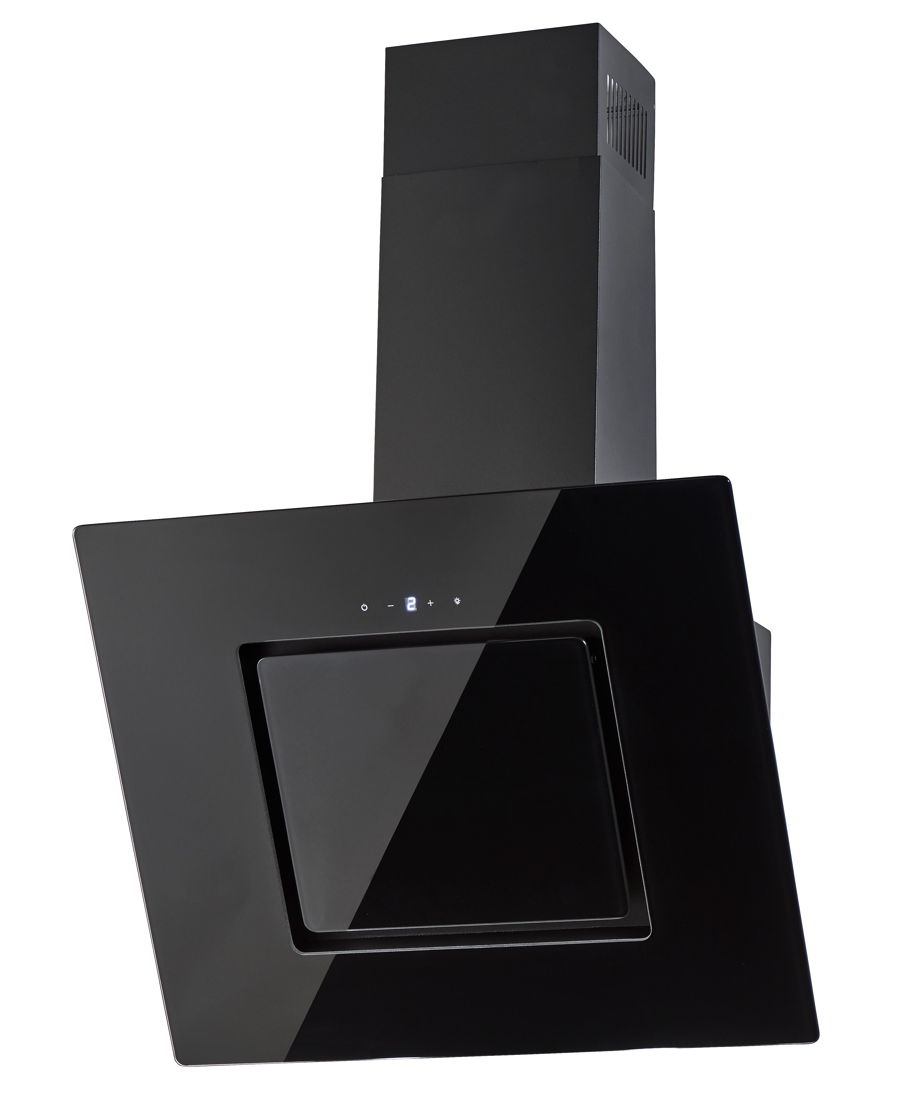 Dunstabzugshaube Schwarz B: 50 cm - Schwarz, Trend (49,5/113,7/37,2cm) - PKM