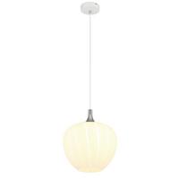 Hängeleuchte 15548h1w - Chromfarben/Weiß, KONVENTIONELL, Glas/Metall (29/120cm) - Globo