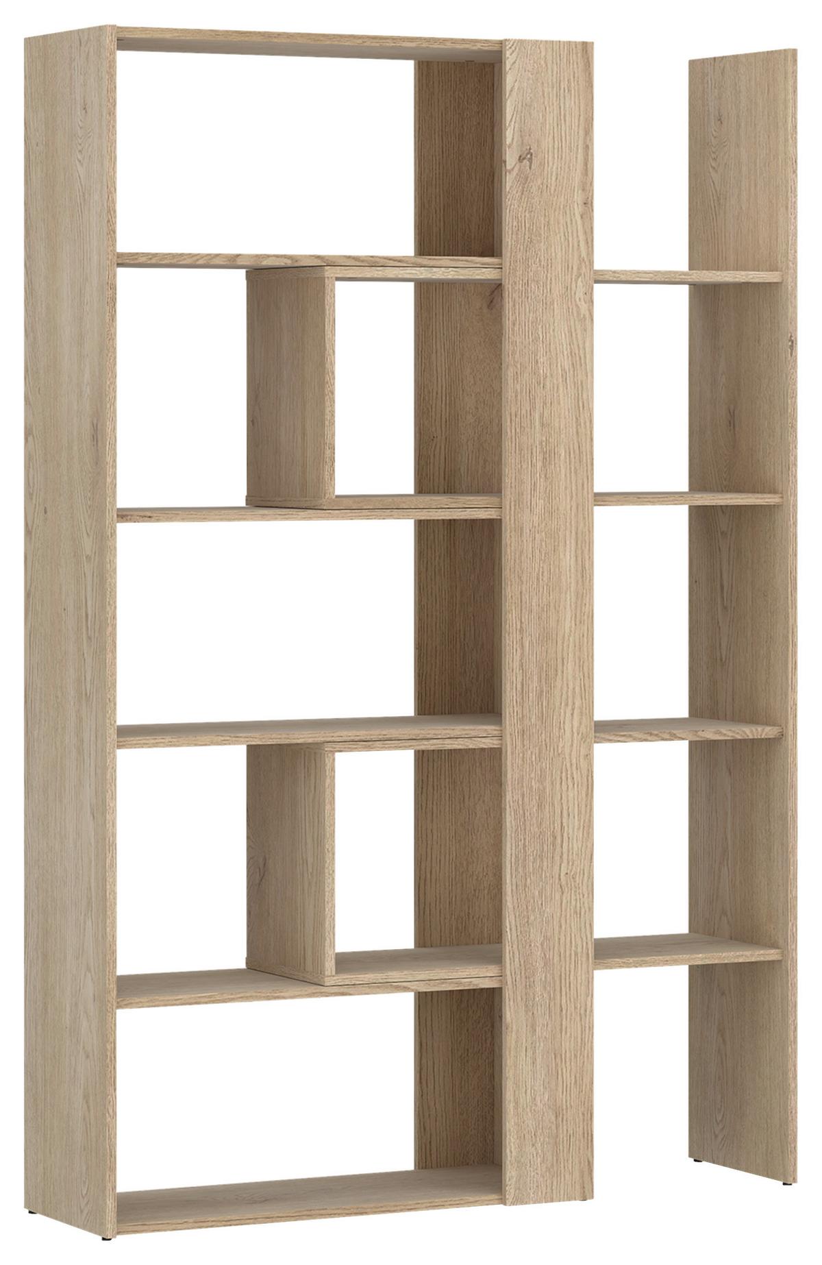 Regal Motus Cremona Eiche Dekor B:82-146cm - Eichefarben, MODERN, Holzwerkstoff (82-146/180/35cm)