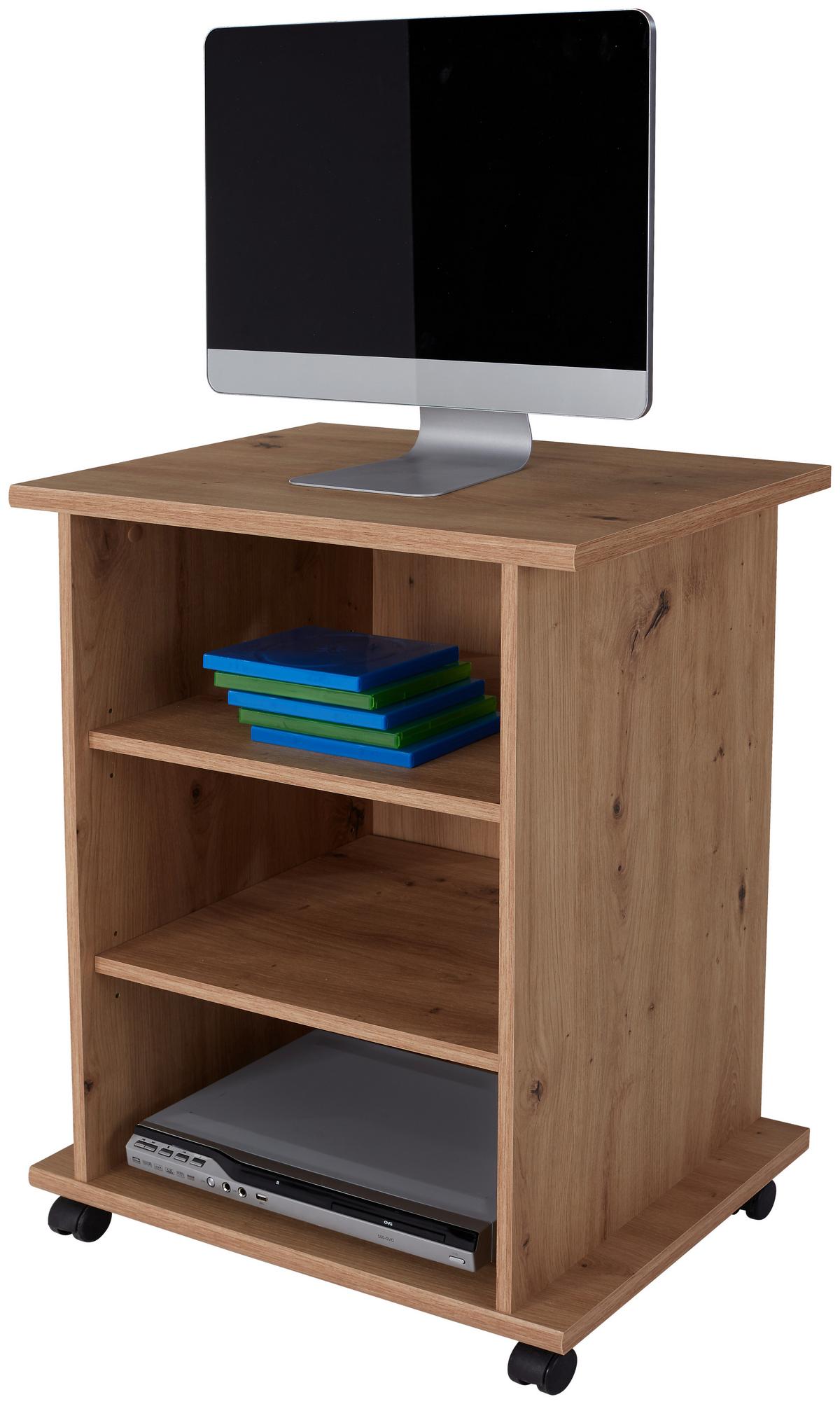 Phonotisch Jürgen  B: 65 cm Artisan Eiche Dekor - Eichefarben, MODERN, Holzwerkstoff (65/76/40cm)