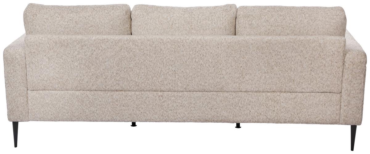 Háromüléses Kanapé Parma - krémszínű, Basics, textil/fa (208/83/151cm) - Livetastic