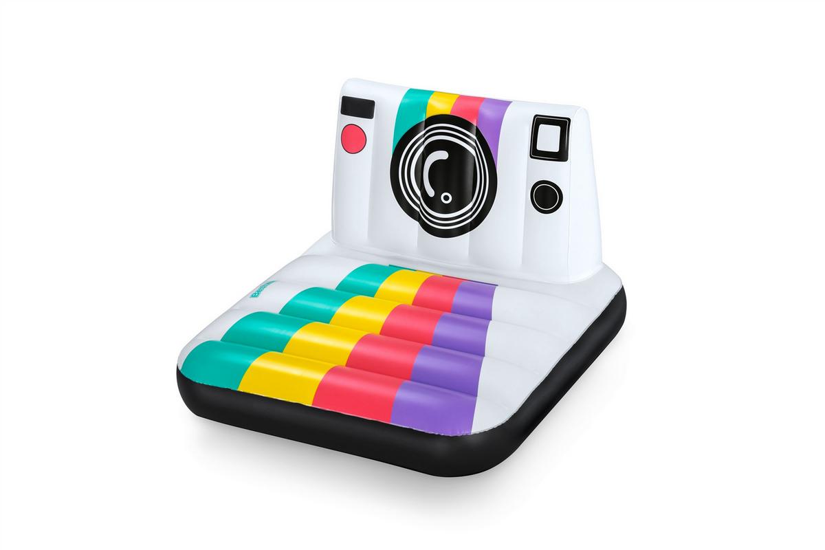 Luftmatratze DxH: 95x68,5 cm, Bis 90 Kg Belastbar - Multicolor/Weiß, MODERN, Kunststoff (95/68,5cm) - Bestway