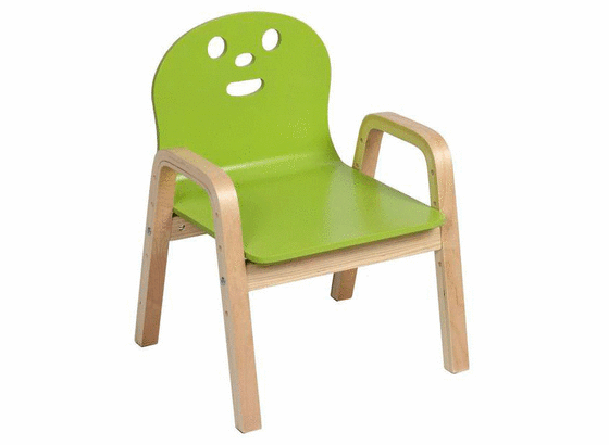 Detská Stolička Smile -top- - prírodné farby/zelená, kompozitné drevo (39/52/35cm) Detská Stolička Smile -top- - prírodné farby/zelená, kompozitné drevo (39/52/35cm)
