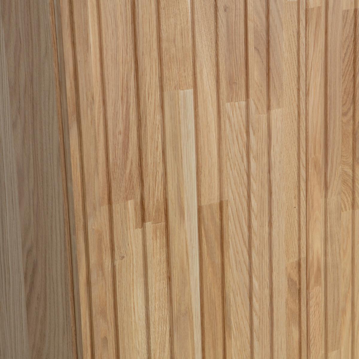 LOWBOARD Gravure Naturfarben B: 100cm - Schwarz/Naturfarben, Design, Holz (100/56/44cm) - Livetastic