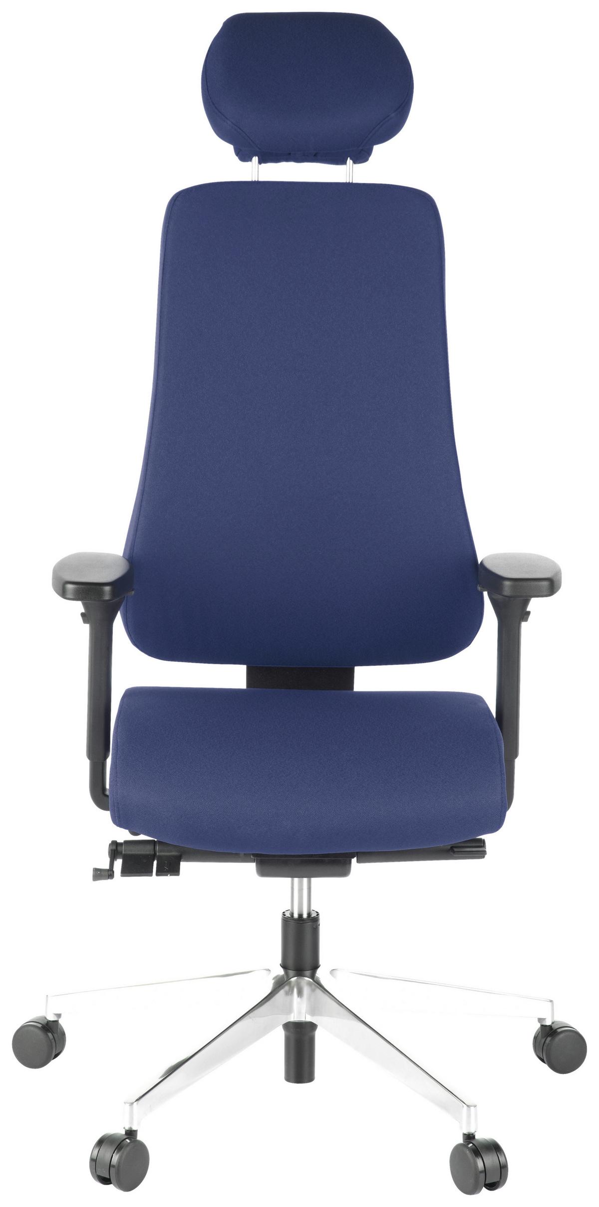 Drehstuhl Pro-Tec 400 Dunkelblau - Dunkelblau, MODERN, Kunststoff/Textil (70/148/65cm) - MID.YOU