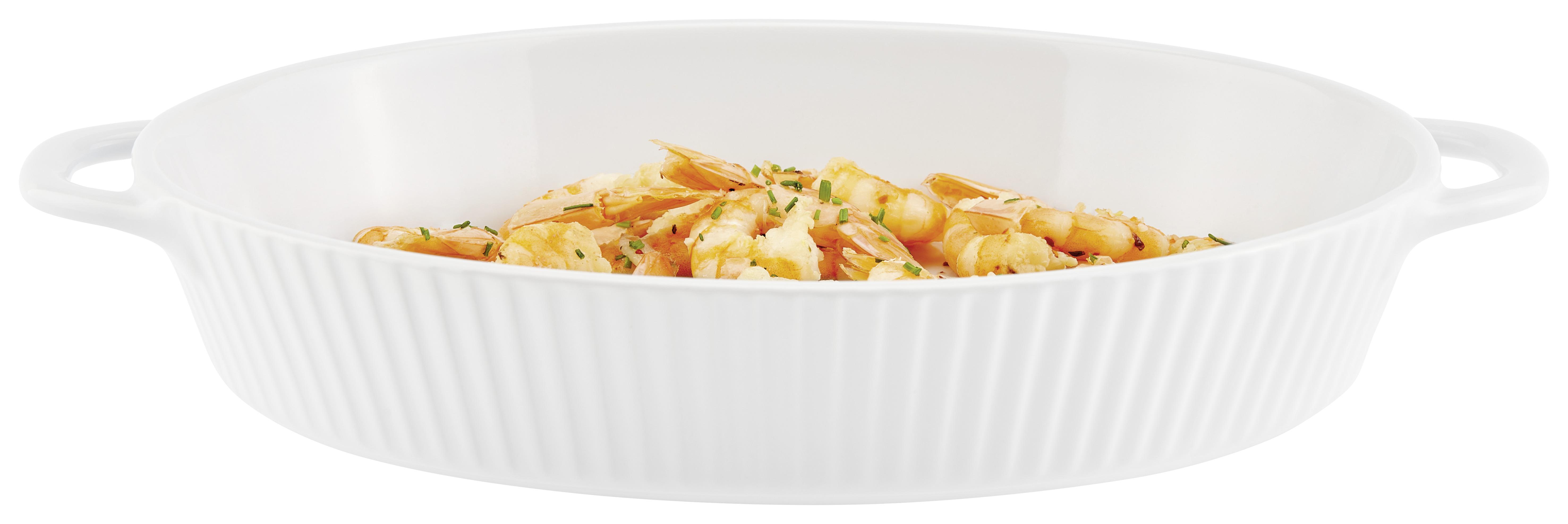 Sütőtál Gratin - fehér, Konventionell, kerámia (32/5,5/21,5cm) - James Wood
