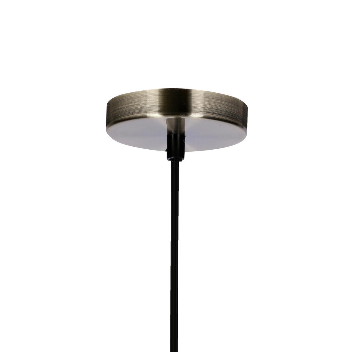 Pendelleuchte Chester 50101271 - Schwarz, KONVENTIONELL, Glas/Metall (21/21/90cm)