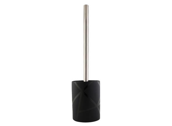 WC-Bürstengarnitur Nero 131058 - Schwarz, MODERN, Kunststoff/Stein (9/37,5cm) WC-Bürstengarnitur Nero 131058 - Schwarz, MODERN, Kunststoff/Stein (9/37,5cm)