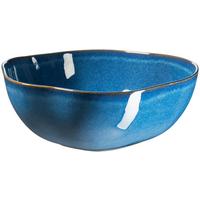 Schüssel Cordelia Blau, 28 Cm - Blau, Trend, Keramik (28/10cm) - Mäser