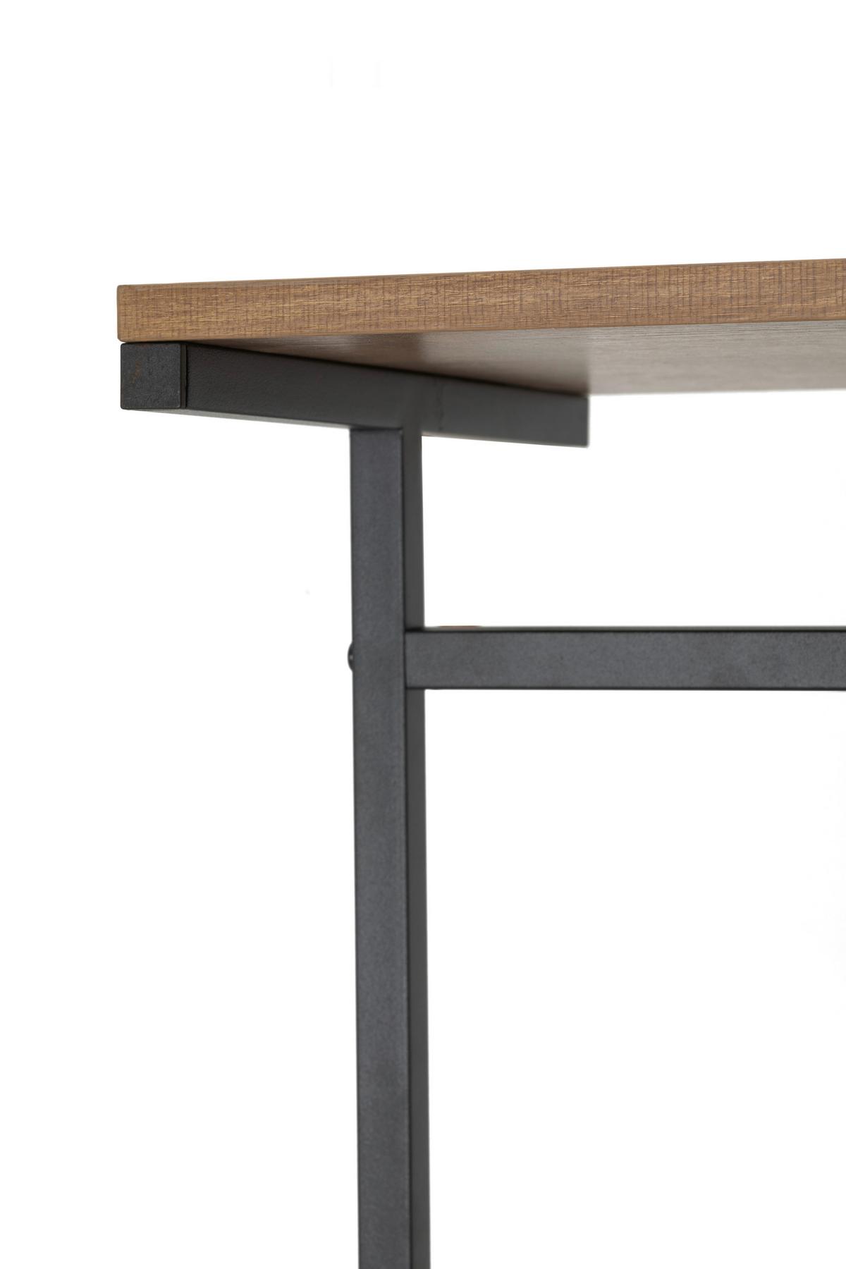 GARDEROBENSTÄNDER Naturfarben/Schwarz B: 100cm - Schwarz/Naturfarben, MODERN, Holzwerkstoff/Metall (100/165/36cm) - P & B